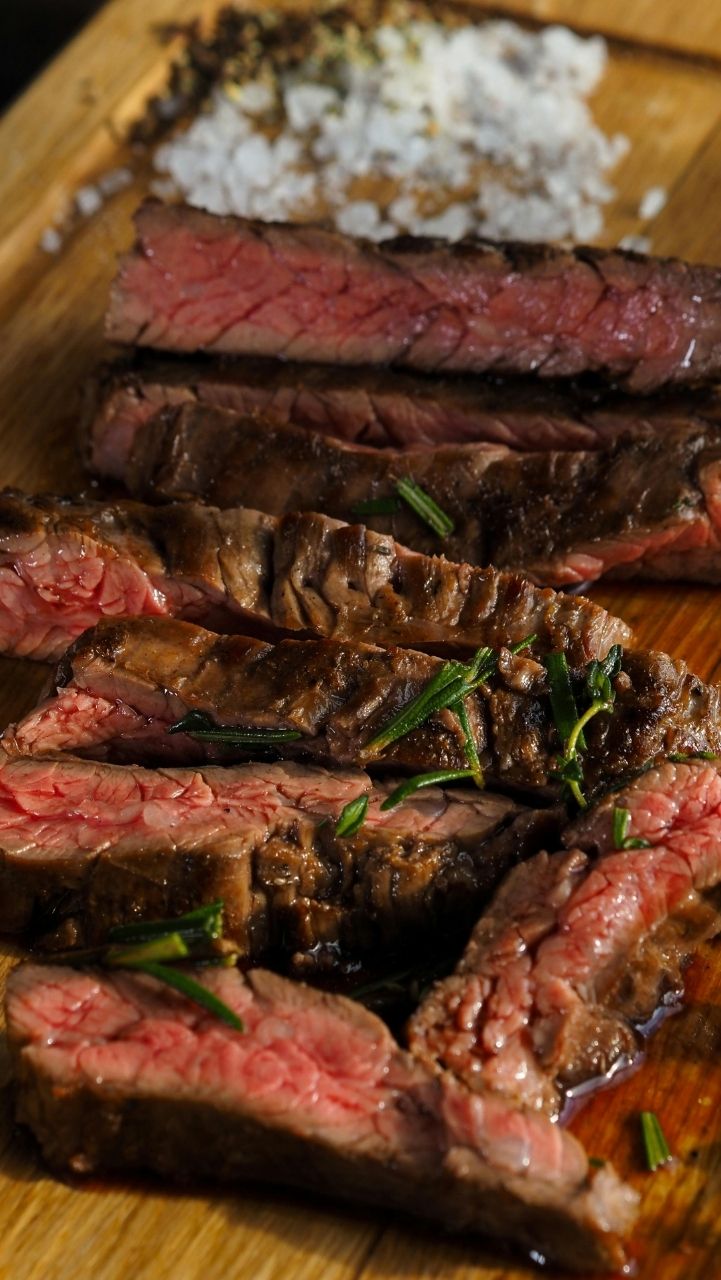 Sliced smoked brisket catering platter