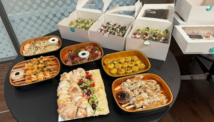 Individually packaged boxed lunches for offices in Toronto