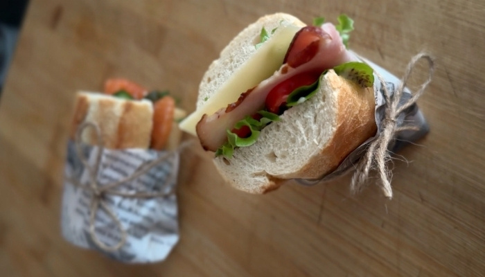 Sandwich and salad meeting platters for business catering