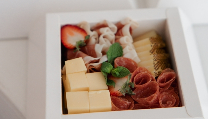 Cocktail party with passed canapés and drinks